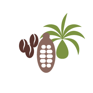 Logo prodotti di origine tropicale certificati 